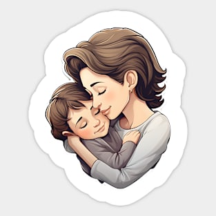 A mother's love design Sticker